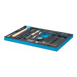 HAZET Universal-Satz 163-143/18 Außen-Sechskant Profil Anzahl Werkzeuge: 17