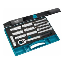 HAZET Stoßdämpfer-Werkzeug-Satz 4910/13 Vierkant hohl 12,5 mm (1/2 Zoll) Innen TX Profil, Innen-Sechskant Profil, Zapfenprofil h
