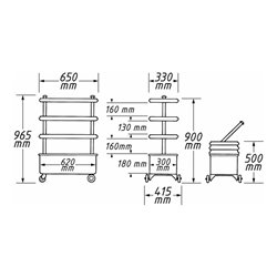 HAZET Werkstattwagen Assistent 166N