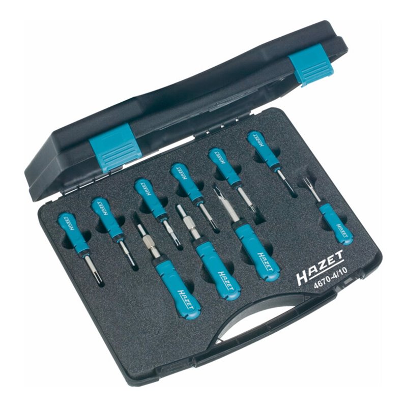 HAZET SYSTEM-KABEL-Entriegeler-Sortiment 4670-4/10 Anzahl Werkzeuge: 10