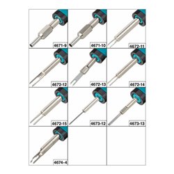 HAZET SYSTEM-KABEL-Entriegeler-Sortiment 4670-4/10 Anzahl Werkzeuge: 10