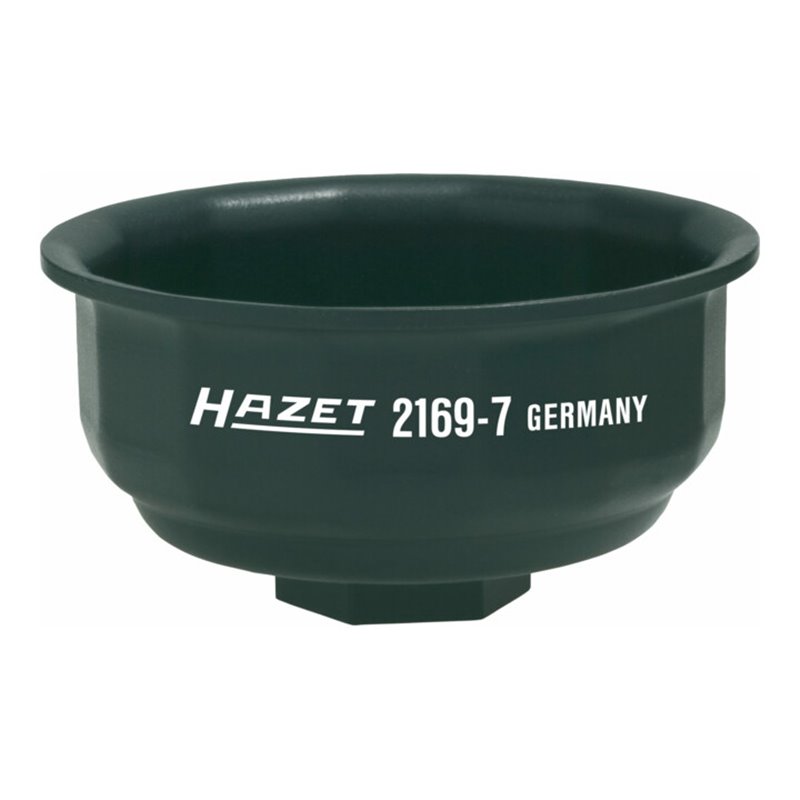 HAZET Ölfilter-Schlüssel 2169-7 Vierkant hohl 12,5 mm (1/2 Zoll) Außen-14-kant Profil