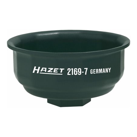 HAZET Ölfilter-Schlüssel 2169-7 Vierkant hohl 12,5 mm (1/2 Zoll) Außen-14-kant Profil