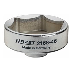 HAZET Ad-Blue Filter-Schlüssel 2168-46 Vierkant hohl 10 mm (3/8 Zoll) Außen-Sechskant Profil