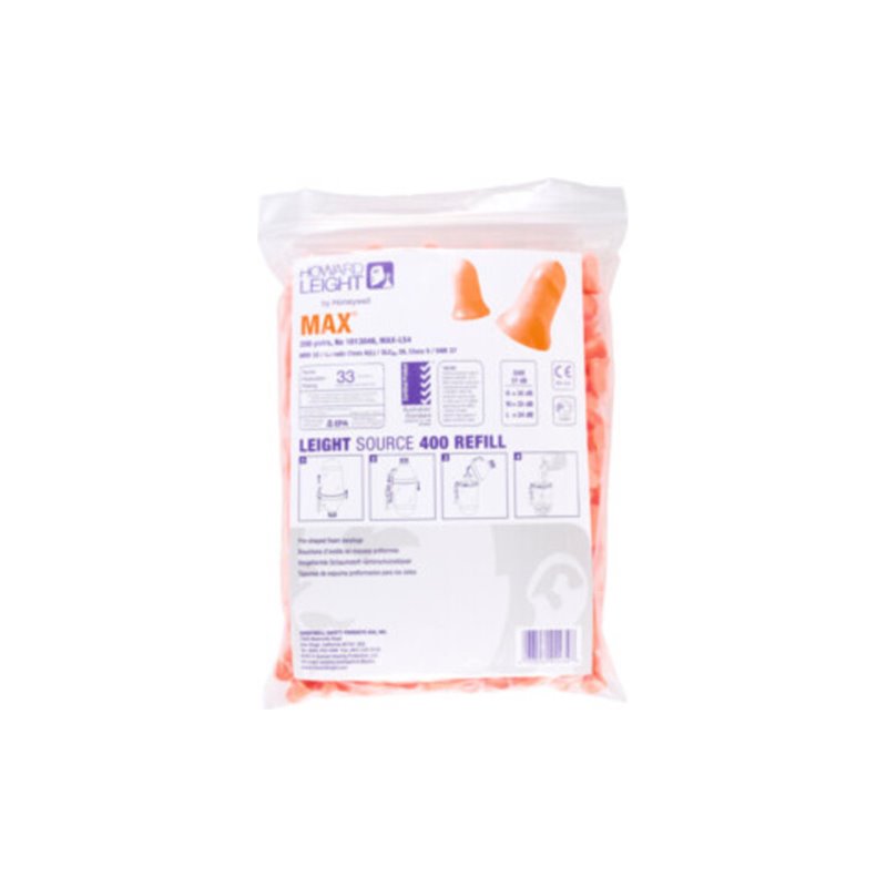 Howard LEIGHT Gehörschutzstöpsel-Set, 200 Paar MAX, Typ: R200