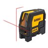 DEWALT DEWALT Kreuzlinienlaser mit Lotstrahl DW0822-XJ