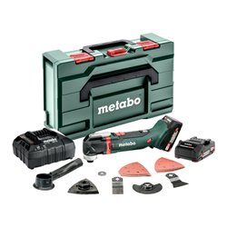 Metabo Akku-Multitool MT 18 LTX Compact metaBOX 145 L 18V 2x2Ah Li-Power + ASC 55