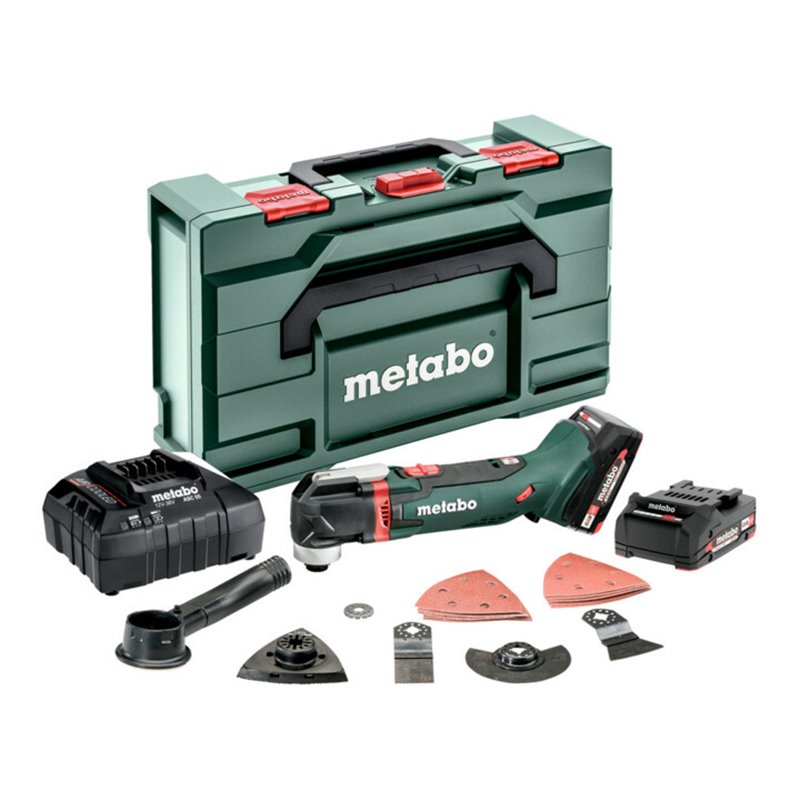 Metabo Akku-Multitool MT 18 LTX Compact metaBOX 145 L 18V 2x2Ah Li-Power + ASC 55