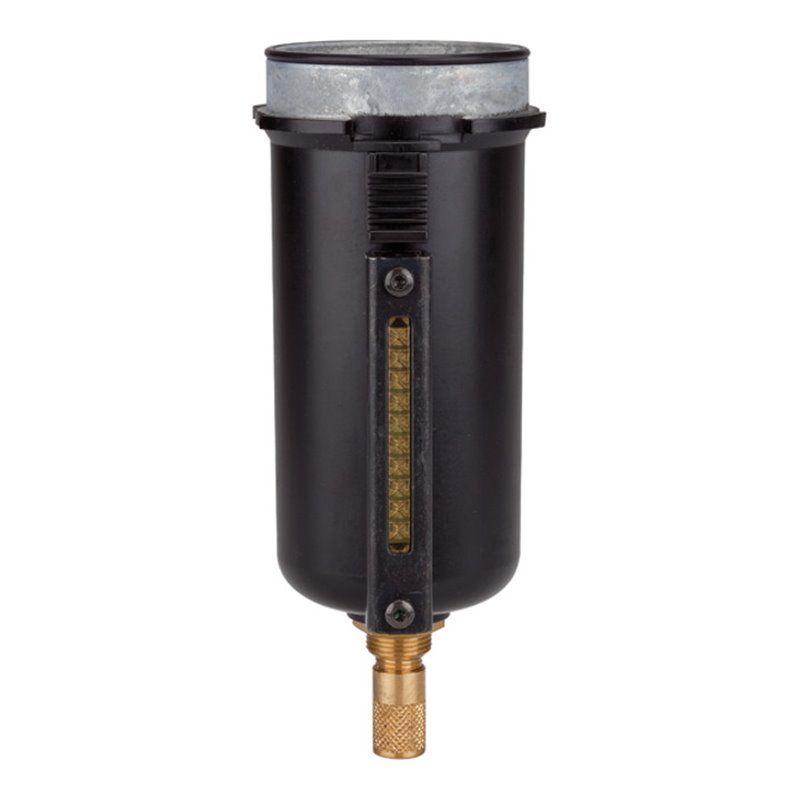 Riegler Metallbehälter mit Sichtrohr, inkl. O-Ring, mit autom. Ablass BG3