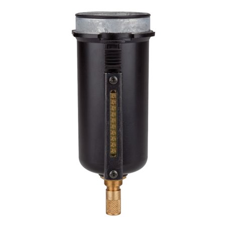 Riegler Metallbehälter mit Sichtrohr, inkl. O-Ring, mit autom. Ablass BG3