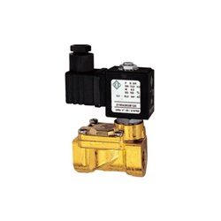 Riegler 2/2-MV,MS,NC,vorge.,24V DC,8W,NBR,G1/2,PN0,2-16bar