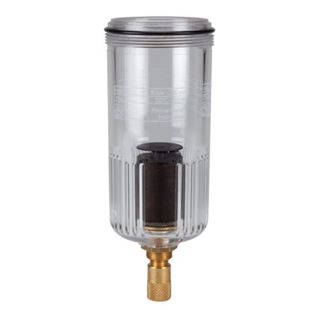 Riegler Polycarbonatbehälter, inkl. O-Ring, vollautom. Ablassventil, BG 3