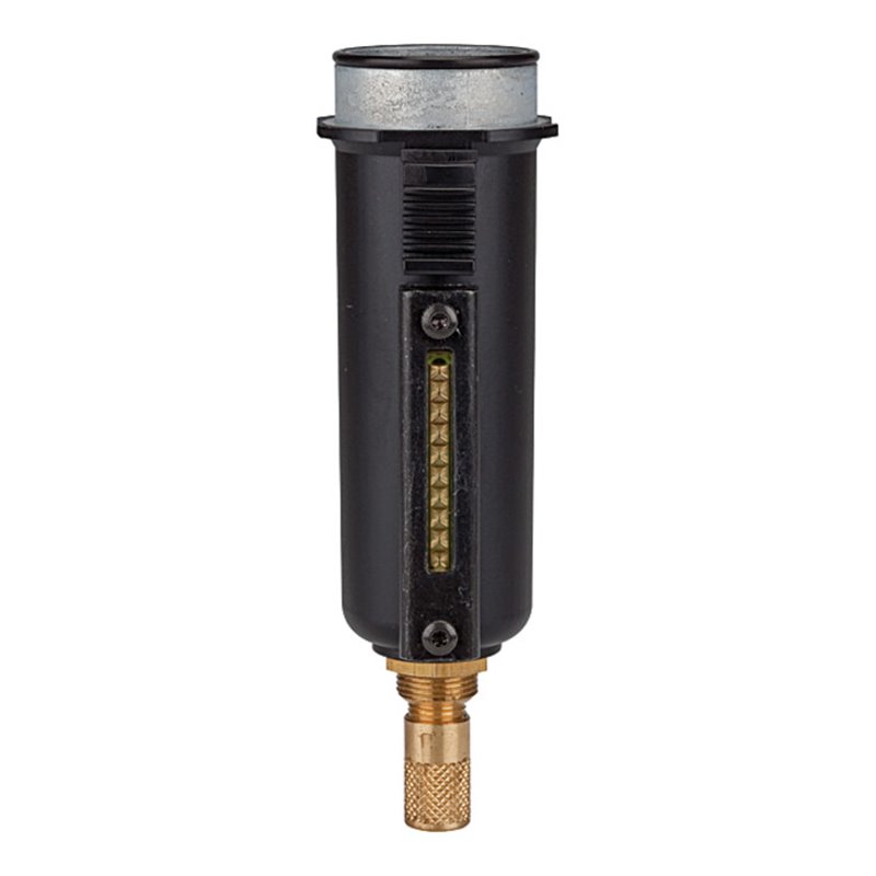 Riegler Metallbehälter mit Sichtrohr, inkl. O-Ring, mit autom. Ablass BG1