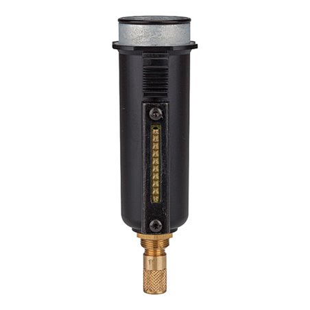 Riegler Metallbehälter mit Sichtrohr, inkl. O-Ring, mit autom. Ablass BG1