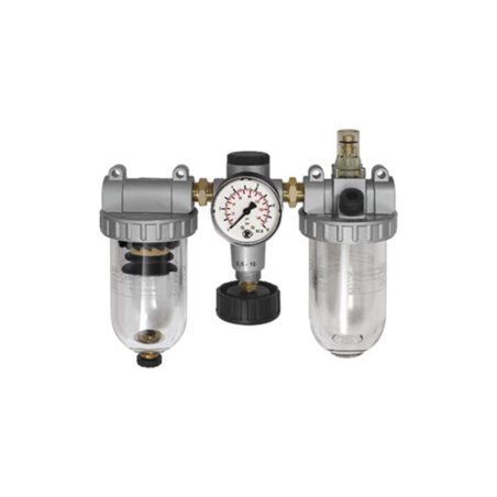 Riegler Wartungseinheit 3-tlg. »Standard«, mit PC-Behälter, BG 1, G 3/8