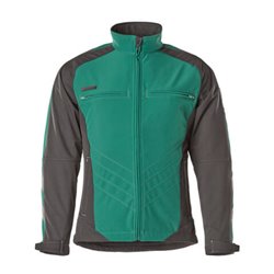 Mascot Dresden Soft Shell Jacke Größe 4XL, grün/schwarz