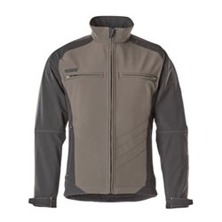 Mascot Dresden Soft Shell Jacke Größe 4XL, dunkelanthrazit/schwarz