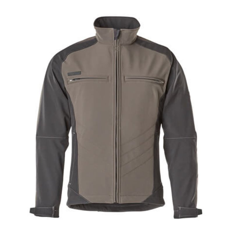 Mascot Dresden Soft Shell Jacke Größe 4XL, dunkelanthrazit/schwarz