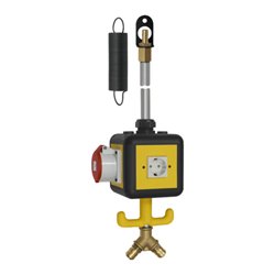 Riegler Versorgungseinheit, 3 SchuKo-Steckdosen, 1 CEEform-Steckdose