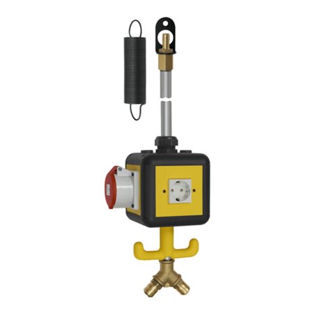 Riegler Versorgungseinheit, 3 SchuKo-Steckdosen, 1 CEEform-Steckdose