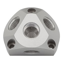 Riegler Luftverteilerdose 2 Stopfen, Eing. G 3/4, Ausg. 3xG1/2