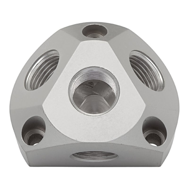 Riegler Luftverteilerdose 2 Stopfen, Eing. G 3/4, Ausg. 3xG1/2