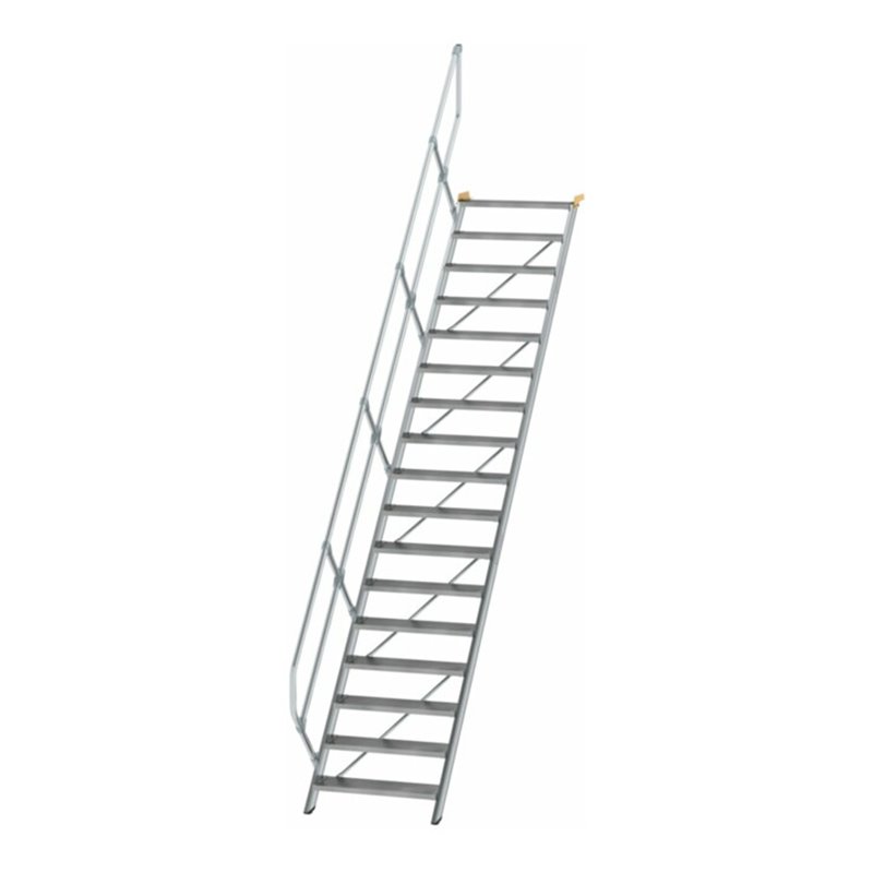 MUNK Aluminium-Treppe Stufen 45° 17 Stufen