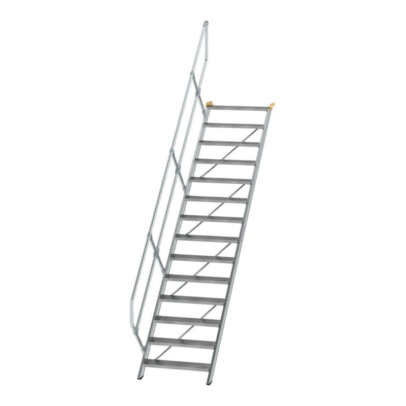 MUNK Aluminium-Treppe Stufen 45° 14 Stufen