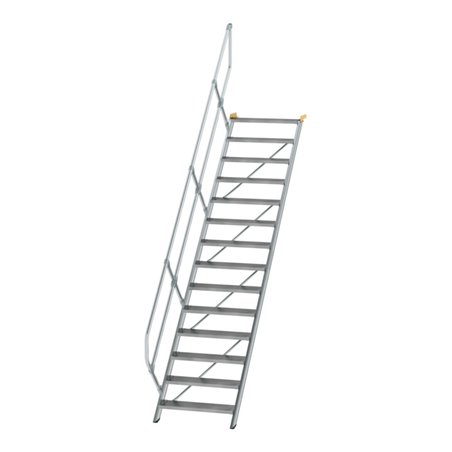 MUNK Aluminium-Treppe Stufen 45° 14 Stufen