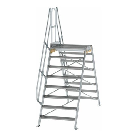 MUNK Aluminium-Überstiege 60° 8 Stufen