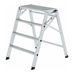 MUNK Aluminium-Arbeitspodest einseitig begehbar klappbar 4 Stufen