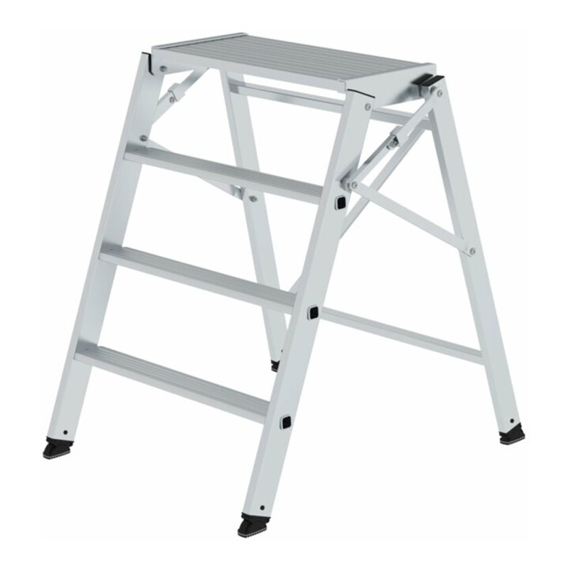 MUNK Aluminium-Arbeitspodest einseitig begehbar klappbar 4 Stufen