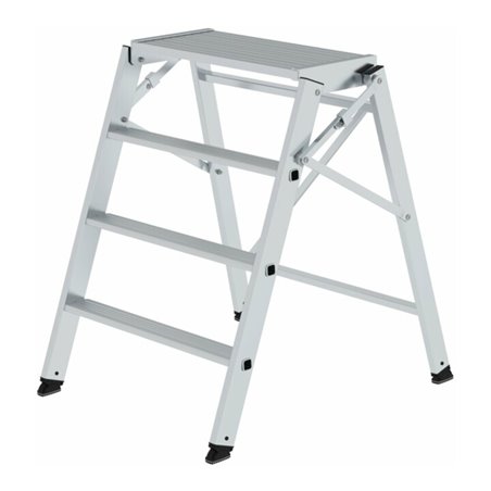 MUNK Aluminium-Arbeitspodest einseitig begehbar klappbar 4 Stufen