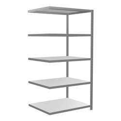 Schulte Anbauregal Steckregal MULTIplus330 2000 x 1000 x 800 mm 5 Fachböden Kreuzstrebe verzinkt