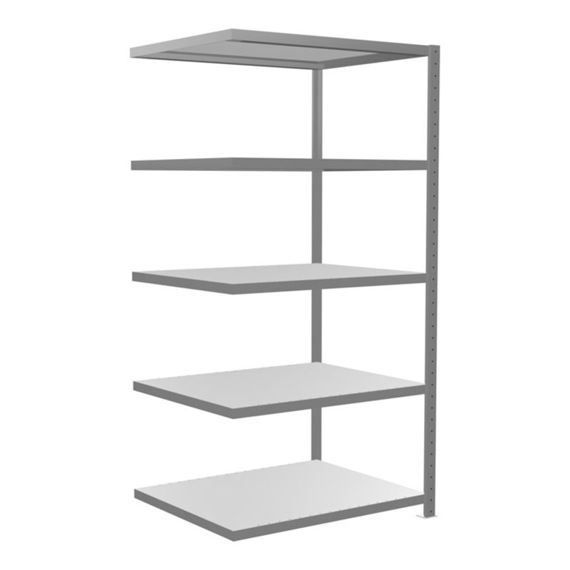 Schulte Anbauregal Steckregal MULTIplus330 2000 x 1000 x 800 mm 5 Fachböden Kreuzstrebe verzinkt