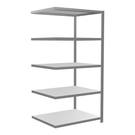 Schulte Anbauregal Steckregal MULTIplus330 2000 x 1000 x 800 mm 5 Fachböden Kreuzstrebe verzinkt