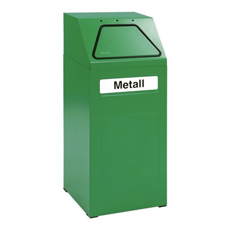 Stumpf Sortsystem 65, RAL 6024/6024, verzinkter Innenbehälter, 65 Liter