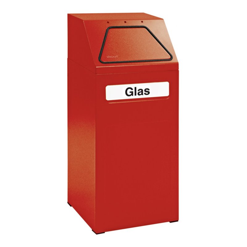 Stumpf Sortsystem 65, RAL 3000/3000, verzinkter Innenbehälter, 65 Liter