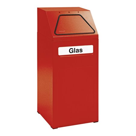 Stumpf Sortsystem 65, RAL 3000/3000, verzinkter Innenbehälter, 65 Liter