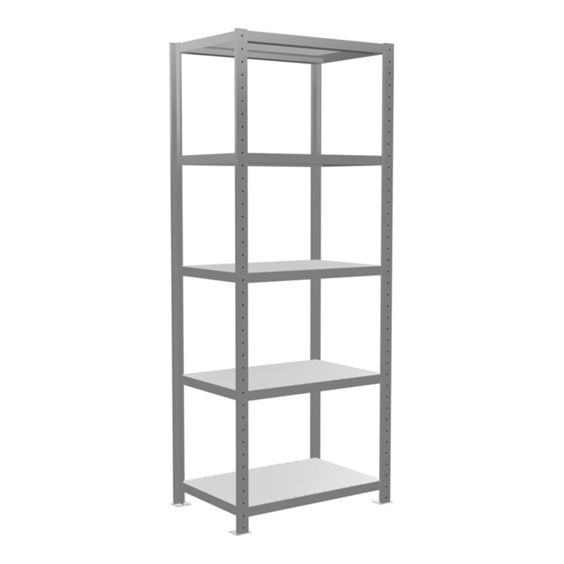 Schulte Grundregal Steckregal MULTIplus250 2000 x 750 x 500 mm 5 Fachböden Kreuzstrebe verzinkt