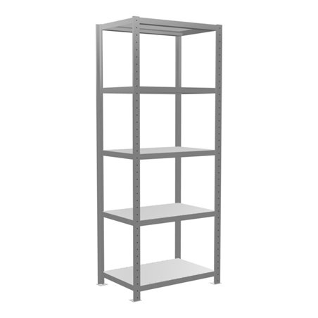 Schulte Grundregal Steckregal MULTIplus250 2000 x 750 x 500 mm 5 Fachböden Kreuzstrebe verzinkt