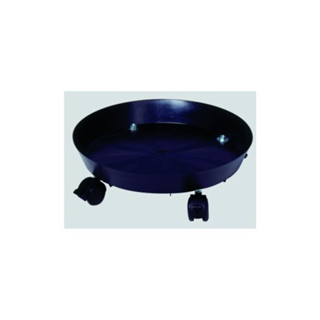 VAR Kunststoff-Abfallbahälter Fahruntersatz schwarz