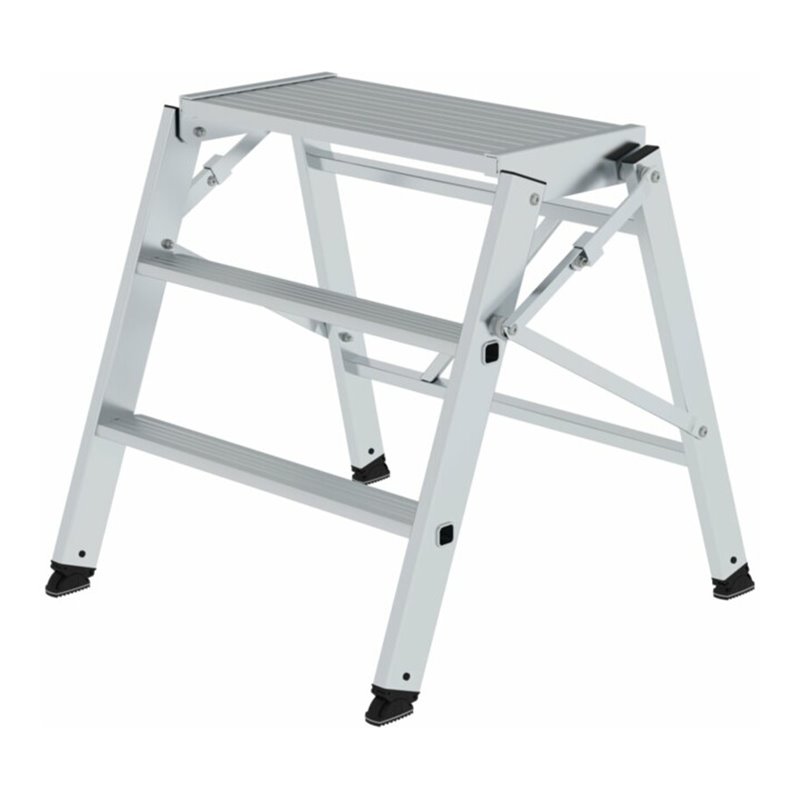 MUNK Aluminium-Arbeitspodest einseitig begehbar klappbar 3 Stufen