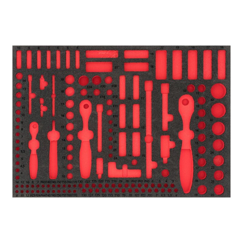 VIGOR Weichschaum-Einlage, leer V4130