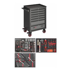 VIGOR Werkstattwagen mit Sortiment V4219 Gesamtlänge: 723 mm Anzahl Werkzeuge: 248