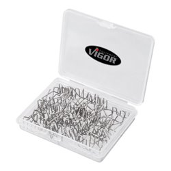 VIGOR Klammern, U-Format 0,8 mm V3677 Anzahl Werkzeuge: 100