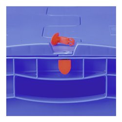 Bito Plomben Eurostapelbehälter und Kleinteilebehälter, feuerrot