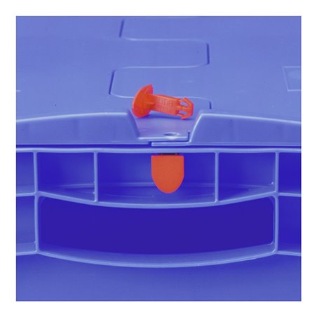 Bito Plomben Eurostapelbehälter und Kleinteilebehälter, feuerrot