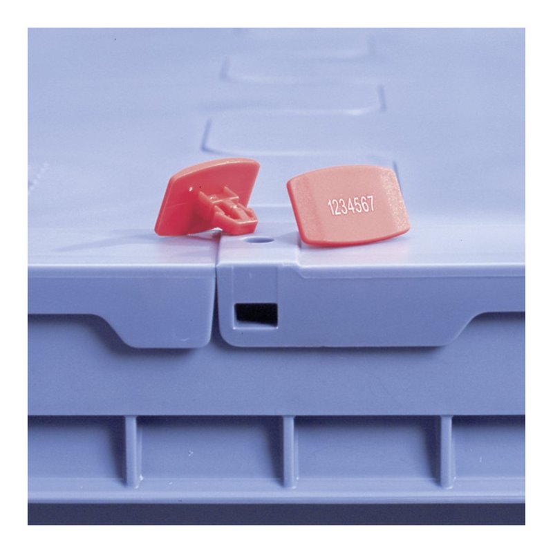 Bito Plomben für Mehrwegbehälter MBP2 L laserbeschriftet, feuerrot