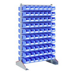 Bito Ständerregale SR22 L 1130 mm x H 1885 mm x T 700 mm zweiseitige Nutzung, verzinkt